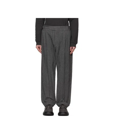 Craig Green Double-pleated Casual Pants In Black