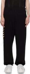 Craig Green Elastic Waist Casual Pants In Black