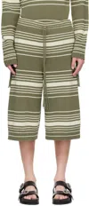 Craig Green Ssense Exclusive Green Shorts In Green