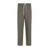 Craig Green Logo-embroidered Drawstring Straight-leg Pants In Green