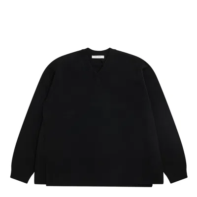 Craig Green Flag Knit V-neck Top In Black