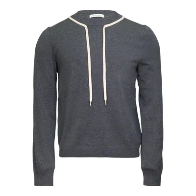 Craig Green Flatlock Lace Jumper In Gray