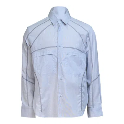 Craig Green Flatlock Shirt In Blue