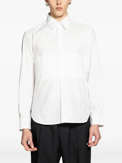 Craig Green Flatlock Shirt In White