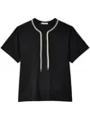 Craig Green Flatlock Lace T-shirt In Schwarz