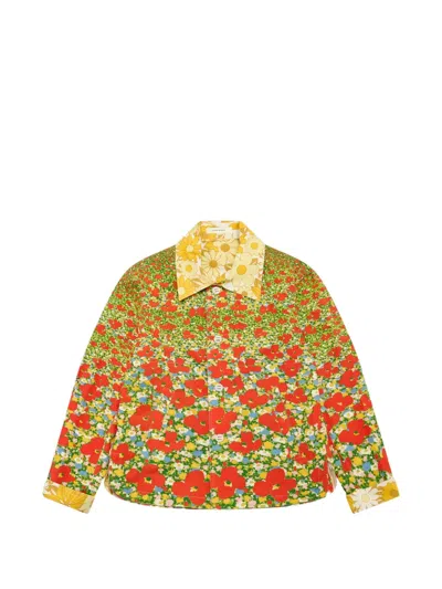 Craig Green Floral-pattern Shirt Jacket In Multi