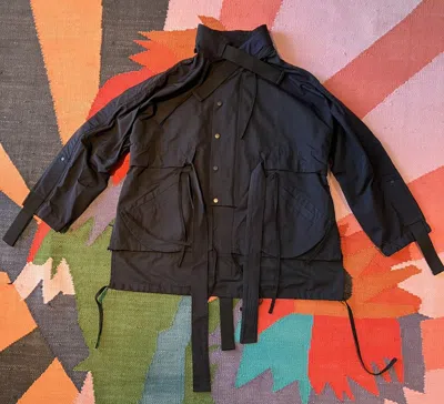 Pre-owned Craig Green Fw15 Parachute Jacket In Blue