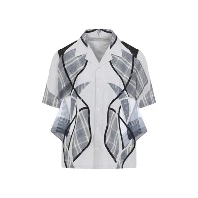 CRAIG GREEN CRAIG GREEN GEOMETRIC PATTERNED COTTON SHIRT WITH RELAXED FIT