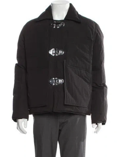 Pre-owned Craig Green Graphic Print Utility Jacket In Black