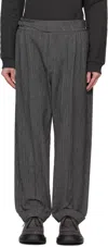 Craig Green Double-pleated Casual Pants In Black + White Stripe