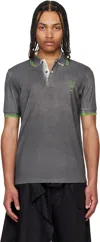 Craig Green Gray Fred Perry Edition Tennis Polo In Z39 Craig Chalk