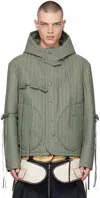 Craig Green Tyvek Deconstructed-design Jacket In Green