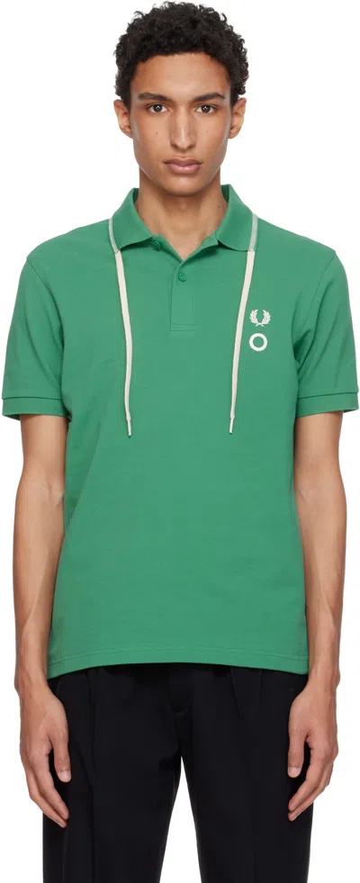 Craig Green Green Fred Perry Edition Drawcord Collar Polo