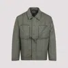 Craig Green Quilted Cotton Blend Jacket With Adjustable Drawstring In Green