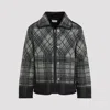 Craig Green Quilted Plaid Fade Jacket In Black