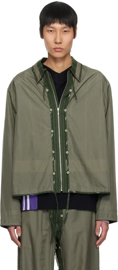 CRAIG GREEN KHAKI LAYERED SHELL JACKET