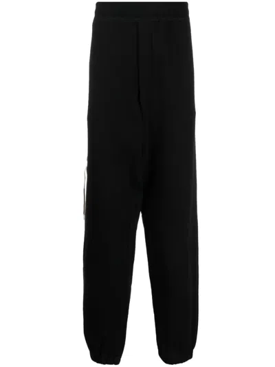 Craig Green Lace-up Organic Cotton Track Pants In Black