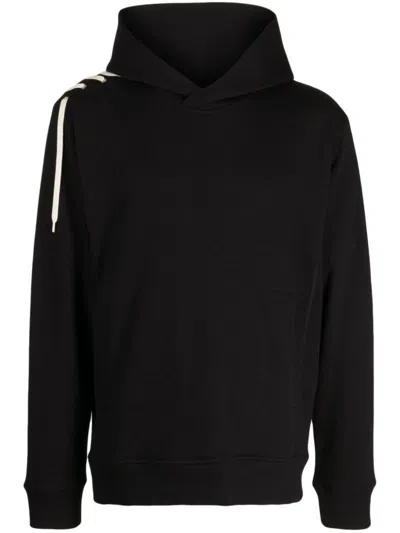Craig Green Laced Hoodie In Black