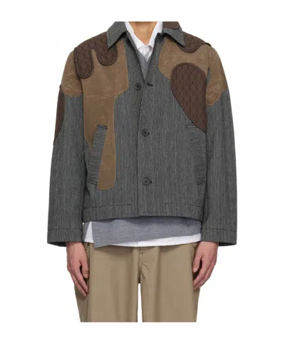 Craig Green Long Sleeve Casual Jacket In Brown