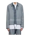 Craig Green Cotton-blend 2-in-1 Shirt Jacket In Gray