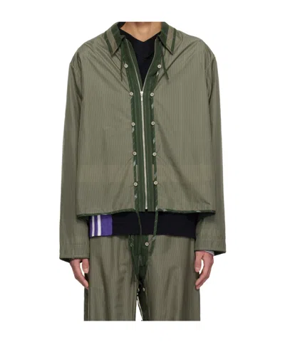 Craig Green Long Sleeve Casual Jacket In Green