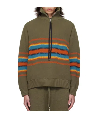 Craig Green Brown Tape Sweater In Brown Multi