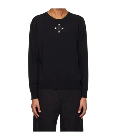 Craig Green Black Eyelet Long Sleeve T-shirt