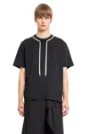 Craig Green Flatlock Lace T-shirt In Black&white