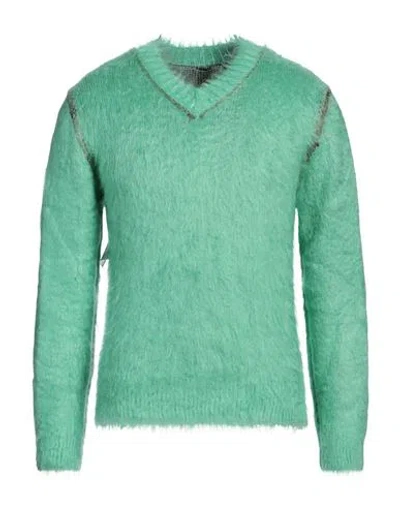 Craig Green Man Sweater Green Size L Mohair Wool, Silk