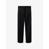 Craig Green Mens Black Worker Elasticated-waist Straight-leg Woven Trousers In Black