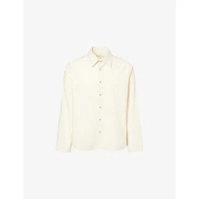 Craig Green Mens Boxy-fit Utility Cotton-blend Shirt Ecru