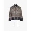 Craig Green Plaid Check-print Jacket In Black Plaid