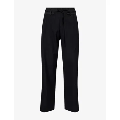 Craig Green Mens Utility Relaxed-fit Wool Trousers Black