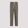Craig Green Logo-embroidered Drawstring Straight-leg Pants In Olive