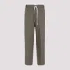 Craig Green Logo-embroidered Drawstring Straight-leg Pants In Green