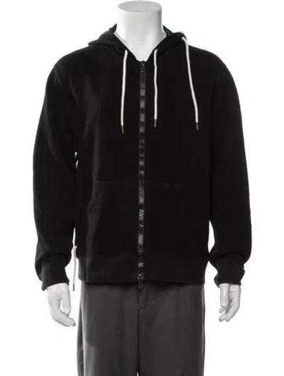Pre-owned Craig Green Open Front Long Sleeve Hoodie In Black