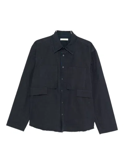 Craig Green Panelled Shirt Jacket In Blue