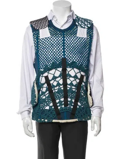 Pre-owned Craig Green Patterned Vest W/ Tags In Blue