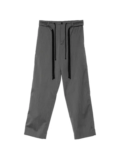 Craig Green Pinstriped Trousers In Gray