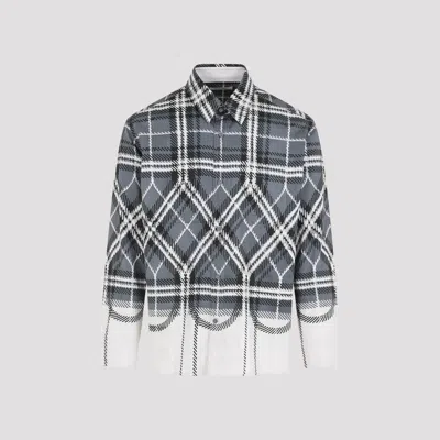 Craig Green Plaid Fade Shirt In Gray