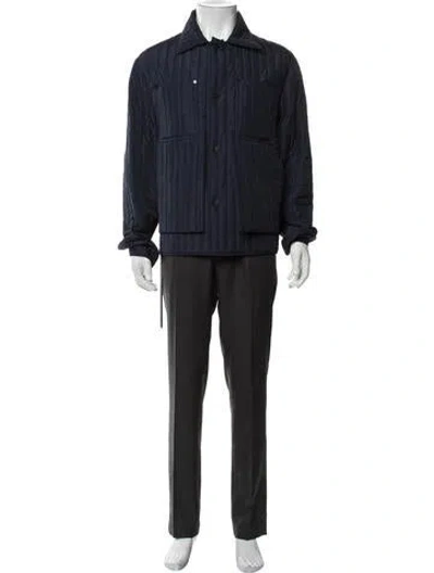 Pre-owned Craig Green Puffer Coat In Blue