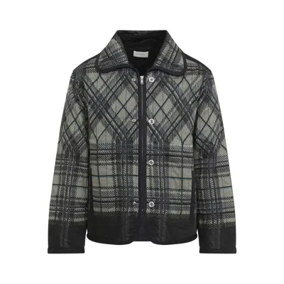 CRAIG GREEN CRAIG GREEN QUILTED PLAID FADE JACKET