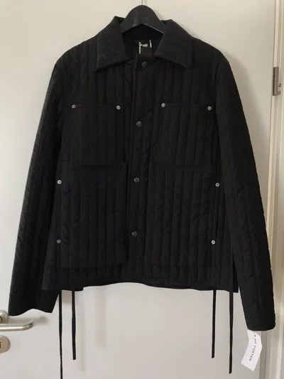 Pre-owned Craig Green Quilted Worker Jacket In Black