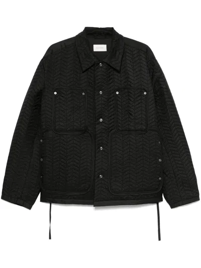 Craig Green Quilted Worker Jacket In Black