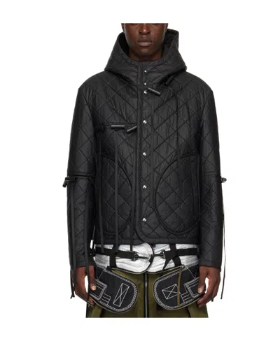Craig Green Quilting Design Cotton Suit In Black