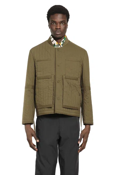 Craig Green Reversible Quilted Worker Jacket In Green