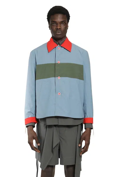 Craig Green Reversible Worker Jacket In Blue