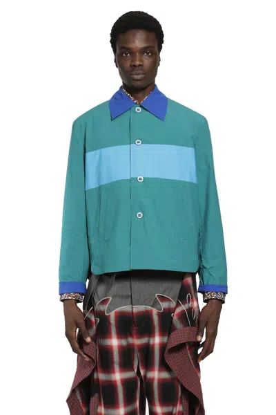 Craig Green Reversible Worker Jacket In Blue