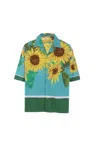 Craig Green Sunflower Print Short-sleeved Shirt With Relaxed Fit