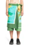 Craig Green Pantaloncini Asciugamano In Green